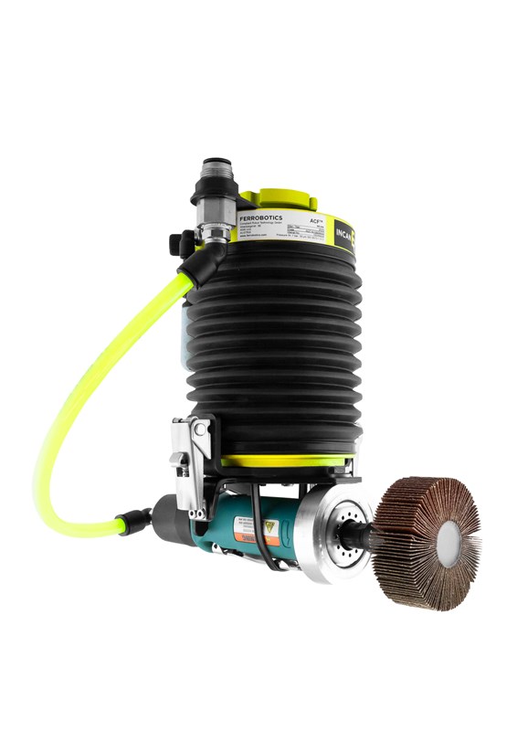 Der Bausatz enthält: FerRobotics ACF-K + Dynabrade Werkzeug Ref. 52276