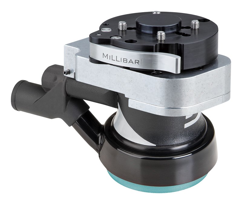 89 mm (3-1/2") Durchm. Central Vacuum Robotic Dynorbital Supreme Exzenterschleifer, 0,28 PS, 12.000 