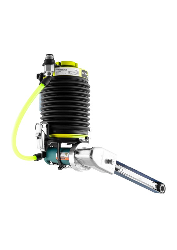 Der Bausatz enthält: FerRobotics ACF-K + Dynabrade Werkzeug Ref. 15360