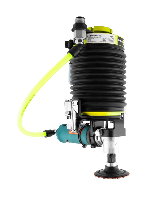 Der Bausatz enthält: FerRobotics ACF-K + Dynabrade Werkzeug Ref. 54771