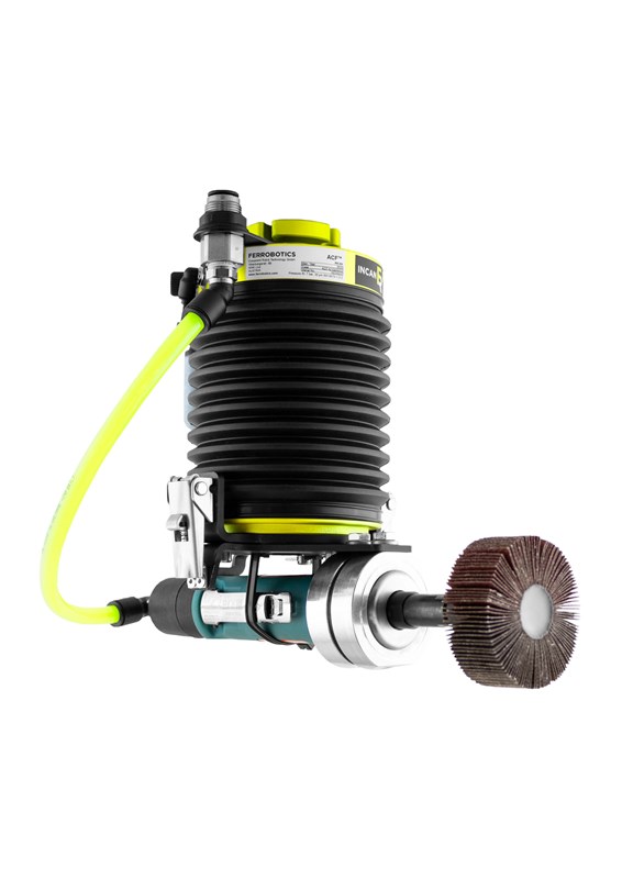 Der Bausatz enthält: FerRobotics ACF-K + Dynabrade Werkzeug Ref. 13214